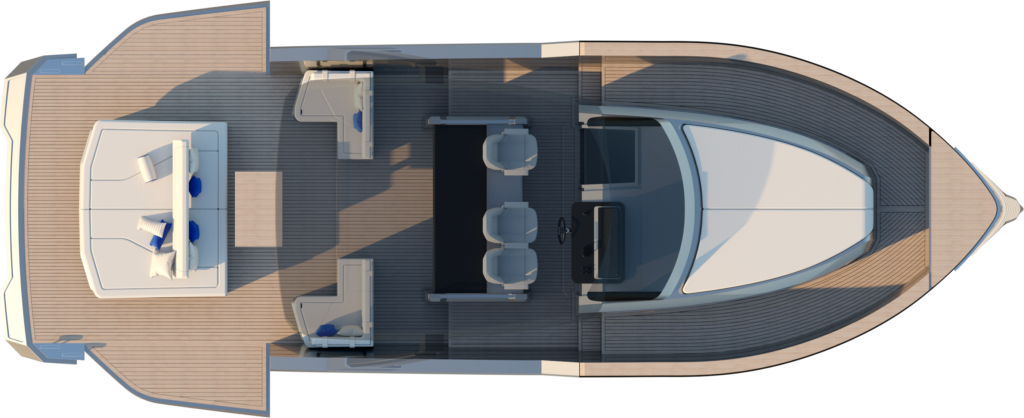 Open Monster 4 - Main Deck - Lounging